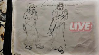 Artist Ritik is live How to Sketch ✏️ Sketching Tips for Beginners  Art Journal sketching tutorial [upl. by Hogan]