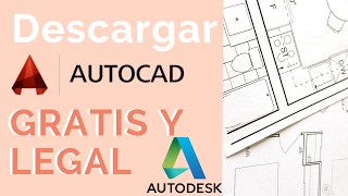 Como Instalar AutoCad Gratis Y Legal  Autodesk  Lejarevalo [upl. by Christis]