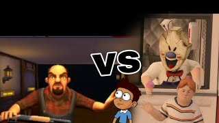 ice scream 2 vs scary neighbor 3D  Shiva vs Kanjo Gameplay [upl. by Yreme899]