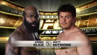 KIMBO SLICE vs MATT MITRIONE FULL FIGHTUFC [upl. by Apgar]