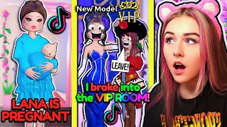 CRAZIEST TIKTOKS In The NEW UPDATE in DRESS TO IMPRESS Halloween Outfits amp Funny Videos Reactions [upl. by Ailesor]