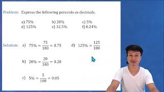 HOW TO EXPRESS PERCENT AS DECIMAL [upl. by Martell403]