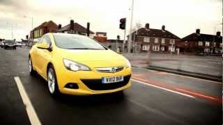 New Vauxhall Astra GTC review and road test 2013 [upl. by Sauncho]