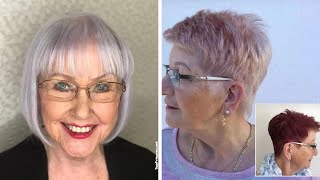 Besten Frisuren Und Haarschnitte Für Frauen Über 70 [upl. by Ackley]