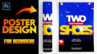 Design EyeCatching Poster in Photoshop Even if You’re a Beginner [upl. by Iror]