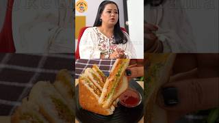 Bharti Singhs Viral Sandwich Recipe shorts sandwich bhartisingh [upl. by Annairam253]