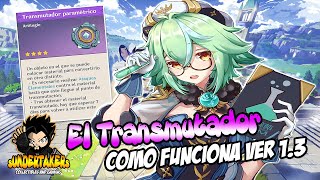 Genshin Impact  Como Funciona El Transmutador Parametrico  Guia  Lindo Intercambio De Materiales [upl. by Enomahs207]