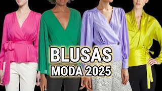 Nuevas TENDENCIAS de BLUSAS de MODA otoño invierno 2024 2025 [upl. by Sadirah]