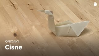 Cómo hacer un cisne de papel  Origami [upl. by Ivel]