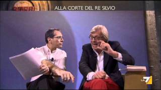 Show di Sgarbi a Piazza Pulita 29092011 [upl. by Dinan35]