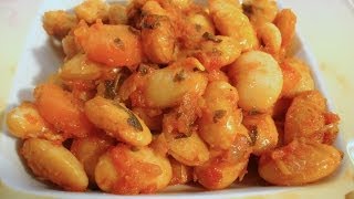 Giant Baked Beans  Fasolia Gigantes  Traditional Greek Recipe [upl. by Lrigybab]