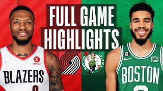 TRAIL BLAZERS at CELTICS  FULL GAME HIGHLIGHTS  March 8 2023 [upl. by Ennaimaj]