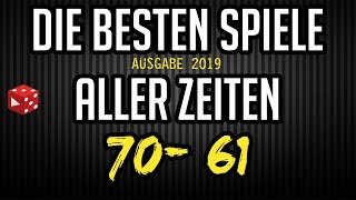 Die besten Spiele aller Zeiten ∙ Plätze 70  61 ∙ Meine Top 100 Brettspiele ∙ Ausgabe 2019 [upl. by Tabina666]