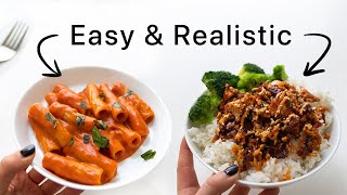 Easy Meals I make all the Time quick vegan amp satisfying [upl. by Ynnad736]