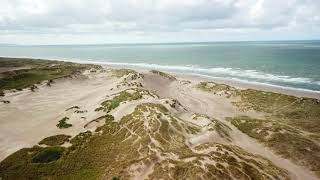 Shell Island camping Llanbedr Gwynedd Wales Drone footage [upl. by Nue]