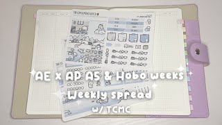 Aura Estelle A5  Hobonichi Weeks planner update  Thecoffeemonsterzco [upl. by Spike]