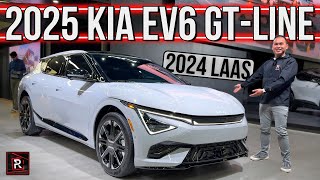 The 2025 Kia EV6 GTLine – Redline First Look – 2024 LA Auto Show [upl. by Jenny256]