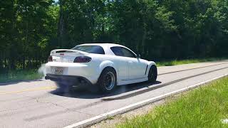 Twin turbo 60 LS rx8 Burnout [upl. by Ethelyn]