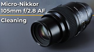 Nikon MicroNikkor 105mm f28  Disassembly and Cleaning [upl. by Ball]