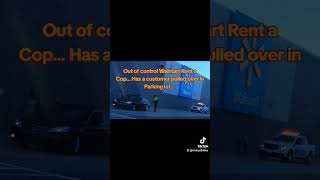 Walmart security guard traffic stop in parking lot viral walmart [upl. by Melliw]