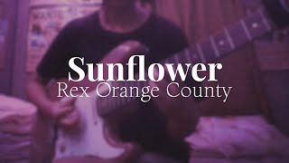 Rex Orange County  Sunflower Guitar Cover [upl. by Amberly139]