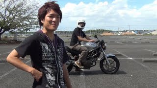 VTR250を変な感じでレビューamp車載動画 [upl. by Noivad]