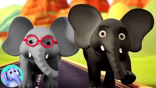 Ek Mota Hathi एक मोटा हाथी Color Song Hindi Cartoon Song and Balgeet [upl. by Annahavas770]