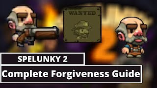 Shopkeeper Forgiveness Spelunky 2 How Forgiveness Works in Spelunky 2 Shopkeeper Forgiveness Guide [upl. by Esinev]