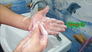 8 Steps Hand wash procedure  ८ तारिकाले हात धुने तरिका [upl. by Aleck]