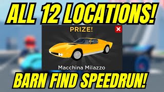 🔥ALL 12 LOCATIONS BARN FIND in Car Dealership Tycoon cardealershiptycoon roblox [upl. by Angid628]