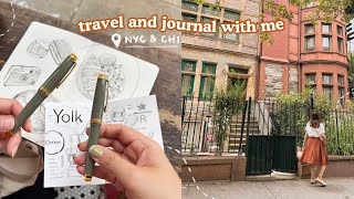 Travel and Journal with Me Exploring NYC amp Chicago  Abbey Sy [upl. by Llarret139]