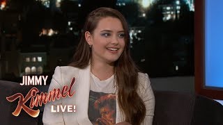 Katherine Langford on 13 Reasons Why Australia amp Doctor Parents [upl. by Sedlik488]