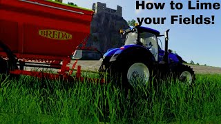 FS19 Tutorial How to Lime your Fields [upl. by Llevra]