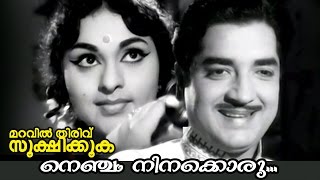 Nenjam Ninakkoru  Maravil Thirivu Sookshikkuka  Malayalam Movie Song [upl. by Yojenitsirk213]