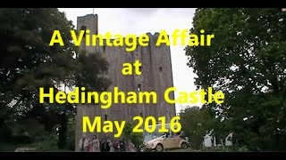 A Vintage Affair at Hedingham Castle Essex May 2016 [upl. by Nalon]