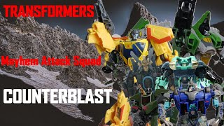 Transformers  Mayhem Attack Squad  Counterblast [upl. by Aubine]