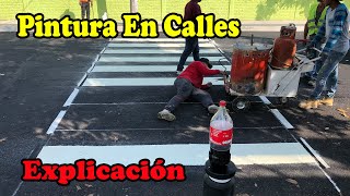 pintura y señalización vial en carreteras [upl. by Kendricks]