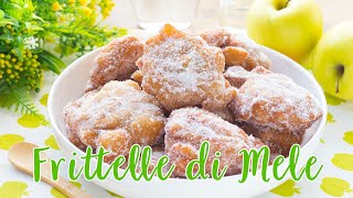 Frittelle di Mele di Carnevale  Ricetta Frittelle al Cucchiaio Senza Uova  55Winston55 [upl. by Sev382]