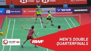 MD  LIUZHANG CHN 3 vs GOH VTAN MAS  BWF 2018 [upl. by Enitsirk]