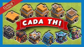 Trucos Para TODOS los Niveles de Ayuntamiento 🚀 Clash of Clans 17 [upl. by Aldwin406]