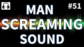 Free Sound effect of male man screaming in pain and fear [upl. by Chae]