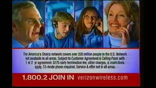 Verizon Wireless Commercial  January 2003 [upl. by Naesyar336]