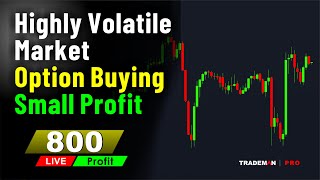 Volatile Market Options Buying Small Profit Rs800  with Trademan Pro  Dec 06 finnifty [upl. by Edythe]