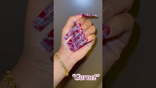 🚨NEW SET🚨 “Garnet” pressonnails pressons finegehglam naildesigns gelnailart naildesigns [upl. by Meeker]