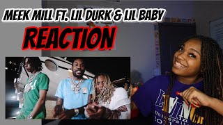 Meek Mill  Sharing Locations feat Lil Baby amp Lil Durk Official Video REACTION [upl. by Zantos]