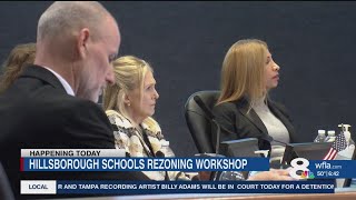 Hillsborough school board holds workshop on latest rezoning plan [upl. by Edrahs]