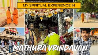 Mathura vrindavan Vlog part 1 [upl. by Aneleh57]