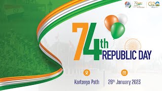 Indias Republic Day Parade 26th January 2023  LIVE [upl. by Eey858]