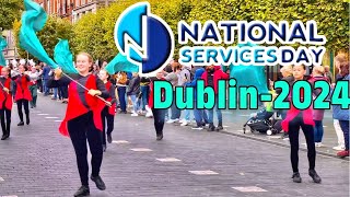 National Services Day Parade 2024Ireland Dublin Ireland Malayalam Vlogs [upl. by Newcomb]