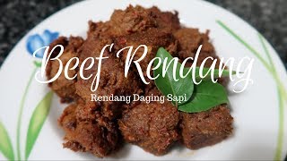 INDONESIAN BEEF RENDANG RENDANG SAPI [upl. by Connie]